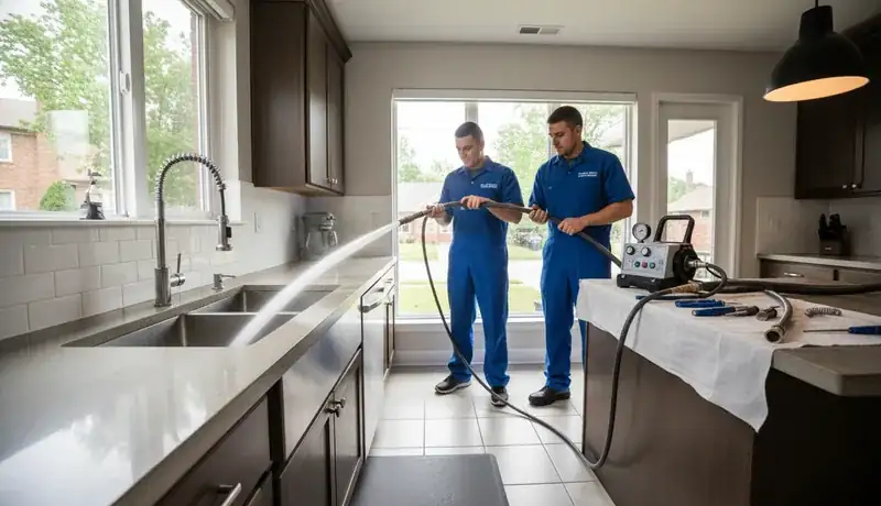 Expert Plumbing Pro - advanced-hydro-jetting-for-a-recurring-kitchen-sink-clog-in-englewood